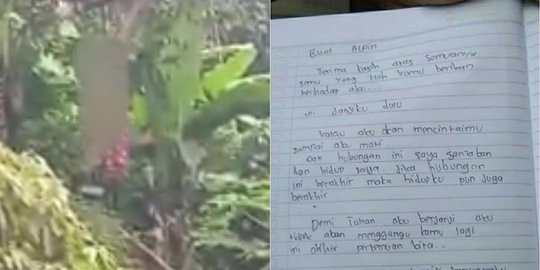 Siswa SMK di Toraja Gantung Diri Usai Tulis Surat untuk Pacar, Begini Isi Pesannya