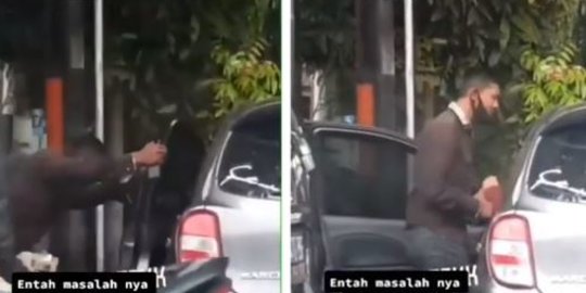 Viral Video Pasangan Berantem, si Pria Sampai Menjepit Cewek Pakai Pintu Mobil
