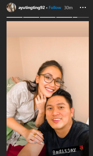 ayu ting ting pamer foto bareng pacar