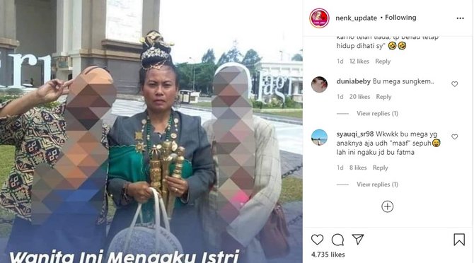 perempuan di kediri mengaku sebagai istri bung karno