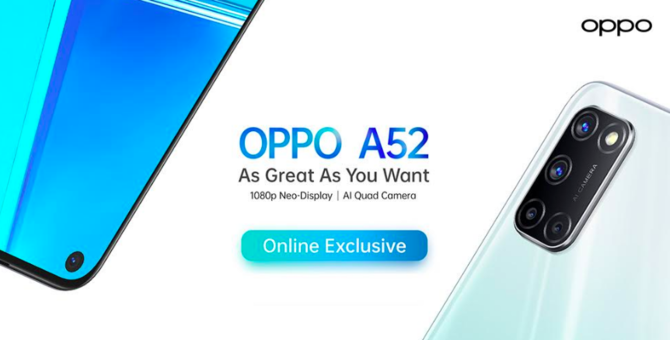 oppo perkenalkan a52 khusus edisi daring