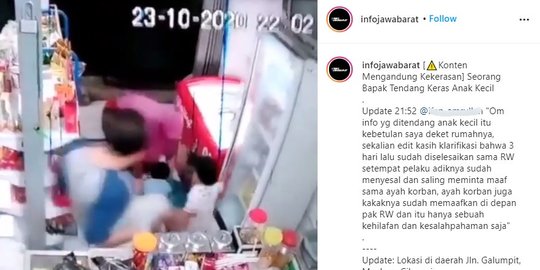 Viral Pria di Kabupaten Bandung Tendang Anak Kecil, Polisi Datangi Rumah Pelaku