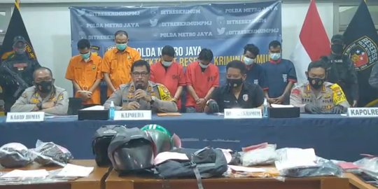Dua Pelaku Begal Sepeda Perwira Marinir Positif Narkoba