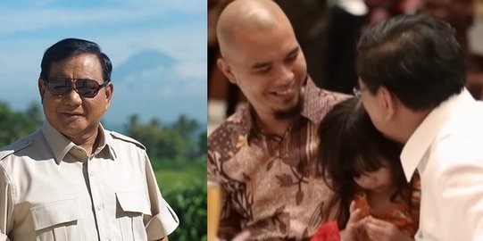 Penuh Kasih Sayang, Ini Potret Prabowo Gendong dan Cium Safeea Anak Ahmad Dhani