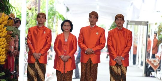 xxNama Anak Jokowi dan Artinya, Unik dan Penuh Filosofi Jawa
