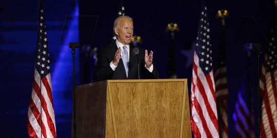 Joe Biden-Kamala Harris Sampaikan Pidato Kemenangan