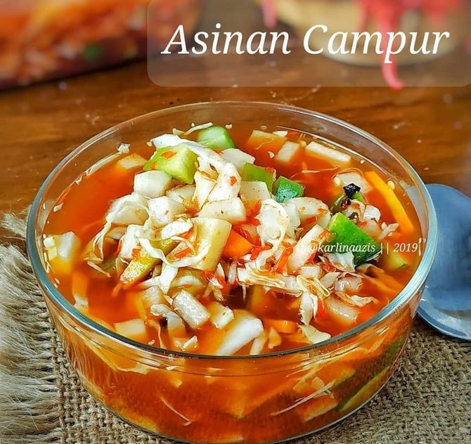 10 resep asinan sayur pedas cocok dikonsumsi siang hari