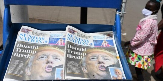 Berbagai Berita Utama Koran Dunia Soroti Kekalahan Donald Trump