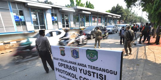 Per 8 November, Uang Denda Operasi Yustisi yang Dikumpulkan Polisi Rp42 Juta