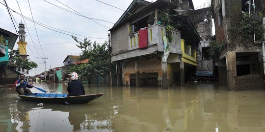 1.219 Hektare Area Banjir Akibat Sungai Citarum Meluap Menyusut Sejak 2010
