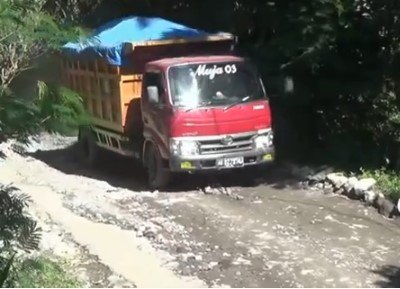 jalur evakuasi merapi kondisinya memprihatinkan