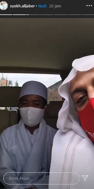 pertemuan syekh ali jaber dan bocah pemulung viral