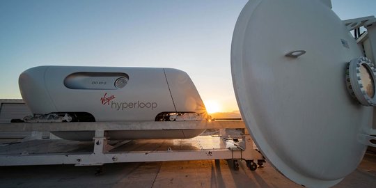 Menjajal Virgin Hyperloop, Transportasi Futuristik Supercepat