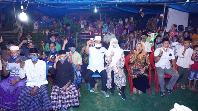 helmi hasan kampanye di kecamatan bang haji bengkulu tengah