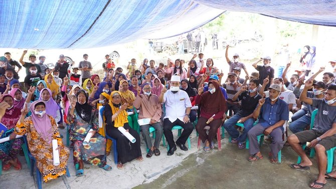 helmi hasan kampanye di kecamatan sindang kelingi kabupaten rejang lebong