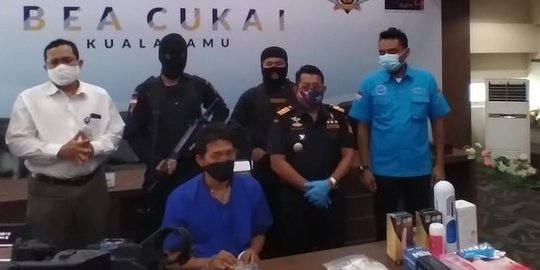 Terbongkarnya Paket Ganja Cair dari China Masuk Bandara Kualanamu