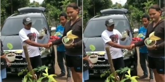 Viral Video Pria Barter Mobil dengan Tanaman, Bisa Bikin Ngamuk Istri