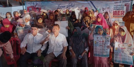 APBD untuk Rakyat Terbukti di Kota, Warga Kampung Melayu Dukung Helmi-Muslihan