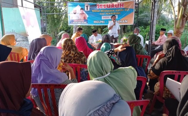 muslihan ds kampanye di kelurahan muara dua kecamatan kampung melayu