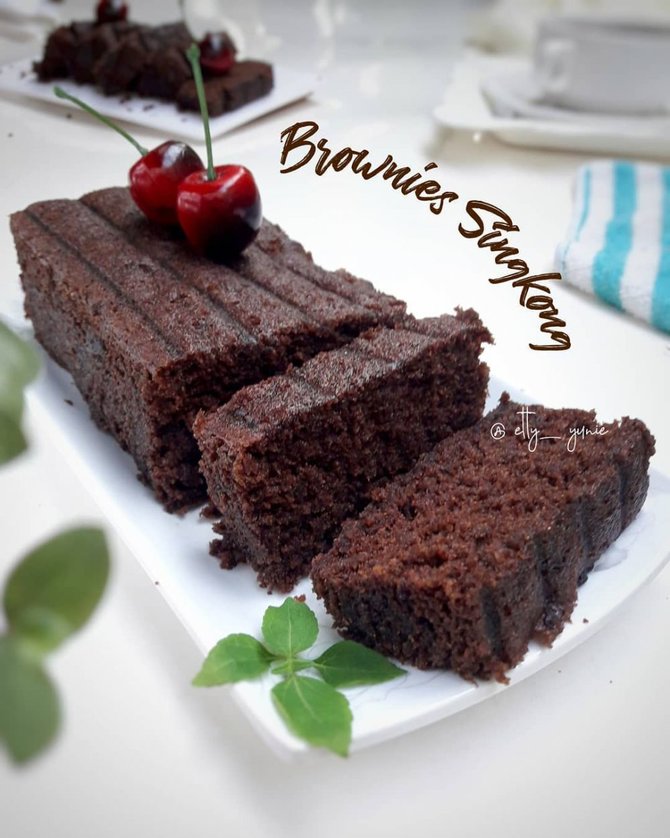 brownies singkong