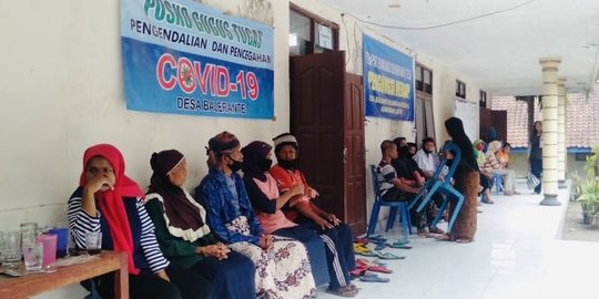 Antisipasi Penularan Covid-19, Puluhan Pengungsi Merapi di Klaten Jalani Uji Swab