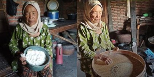 Miris, Nenek Ini Hidup Sendirian & Biasa Makan Singkong, Anggap Nasi Makanan Mewah