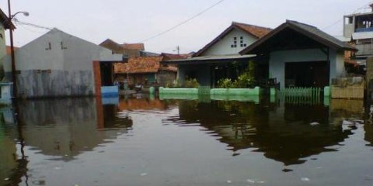 14 RT di Jakarta Utara Tergenang Banjir Rob
