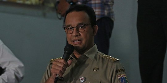 Ekspresi Anies Baswedan Seusai Dicecar Polisi Terkait Kerumunan Rizieq