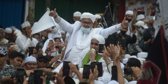 Acara Rizieq Syihab Diusut, FPI Singgung Kerumunan Saat Gibran Daftar Pilkada