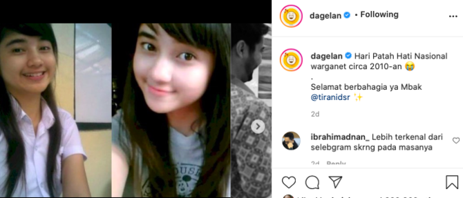 4 pesona tirani dwitasari cewek cantik yang dulu sering dijadikan profil facebook