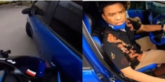 Pemobil Mengaku Petugas Lempar SIM Pemotor yang Ditabrak, Semena-mena Lalu Kabur