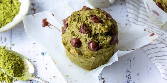 muffin green tea