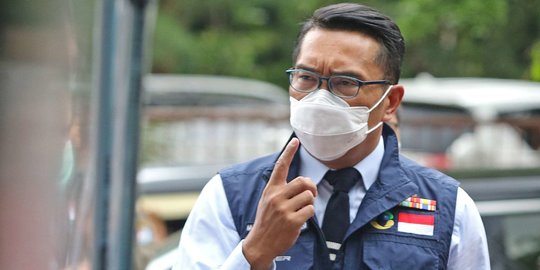 Ridwan Kamil Penuhi Panggilan Polisi Soal Kerumunan Acara Rizieq di Megamendung Bogor
