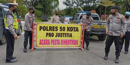 Polisi Hentikan Resepsi Nikahan Anak Pejabat BPBD di Limapuluh Kota