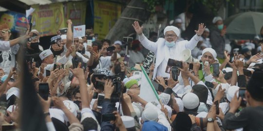 Hasil Tes Swab Mandiri Rizieq Syihab Negatif Covid-19