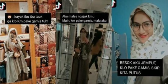 Viral Wanita Cantik Diputusi Pacar Cuma Gara-Gara Selalu Pakai Gamis