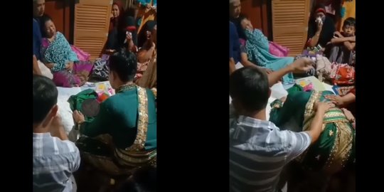 Kisah Pilu Mempelai Pria Menangis Sesenggukan Bersimpuh, Ibu Meninggal Jelang Resepsi
