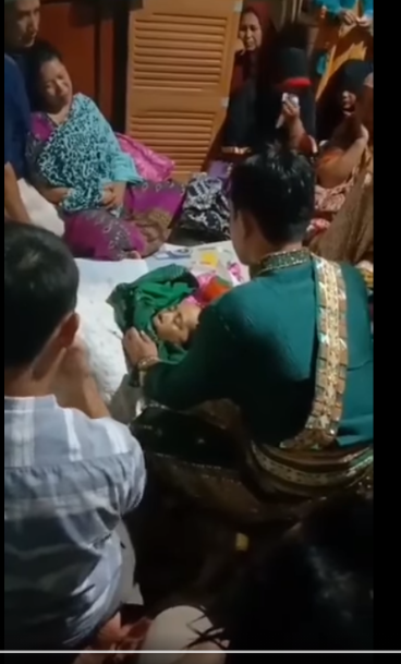 mempelai pria menangis sesenggukan ibunda meninggal jelang resepsi