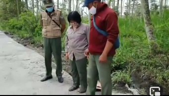 temuan jejak misterius di lereng merapi
