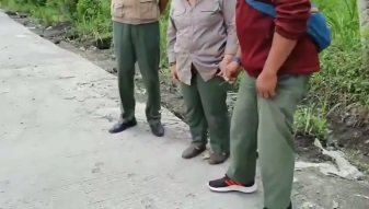 temuan jejak misterius di lereng merapi