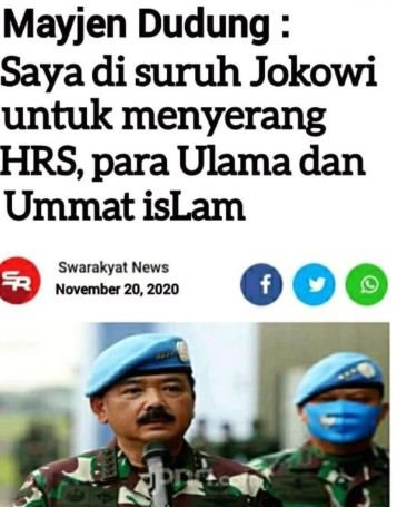 hoaks pangdam jaya diperintahkan jokowi untuk serang ulama