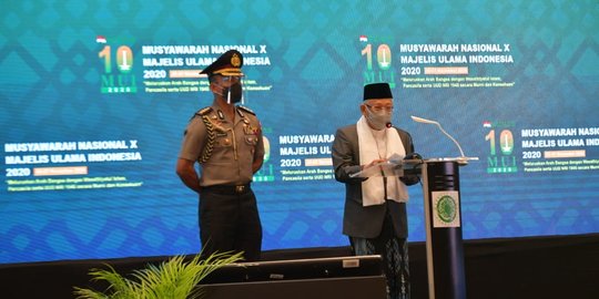 Wapres Ma'ruf, Jusuf Kalla Hingga Anies Hadiri Pembukaan Munas MUI ke-10 2020