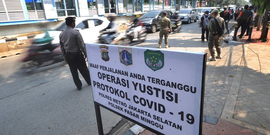 Denda Operasi Yustisi Pelanggaran Protokol Kesehatan Capai Rp5,8 Miliar