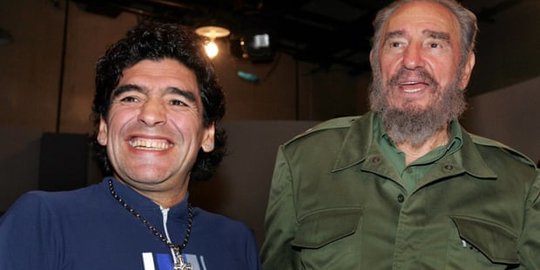 Sobat Kental Fidel Castro, Kematian Maradona Ditangisi di Kuba