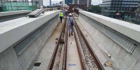 Hingga 20 November, Pembangunan LRT Jabodebek Capai 79,52 Persen