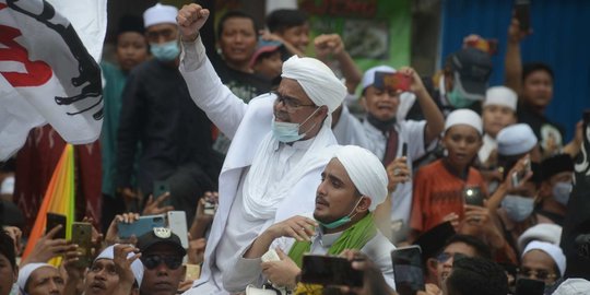 Aksi-aksi Rizieq Syihab yang Menjadi Sorotan, Perwira Tinggi TNI Sampai Buka Suara