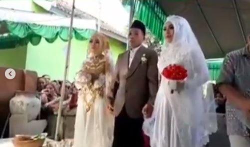 viral video pria nikahi dua wanita sekaligus di ntb