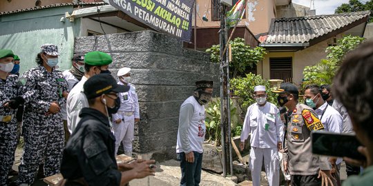 Polda Metro Jaya Datangi Kediaman Rizieq Syihab di Petamburan