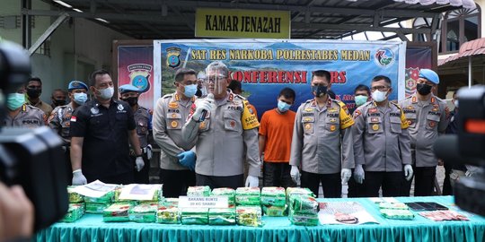Polisi Tembak Mati Kurir 30 Kg Sabu-Sabu di Medan