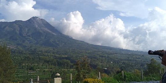 BPPTKG: Sumber Tekanan Magma Gunung Merapi 1,3 Km dari Puncak